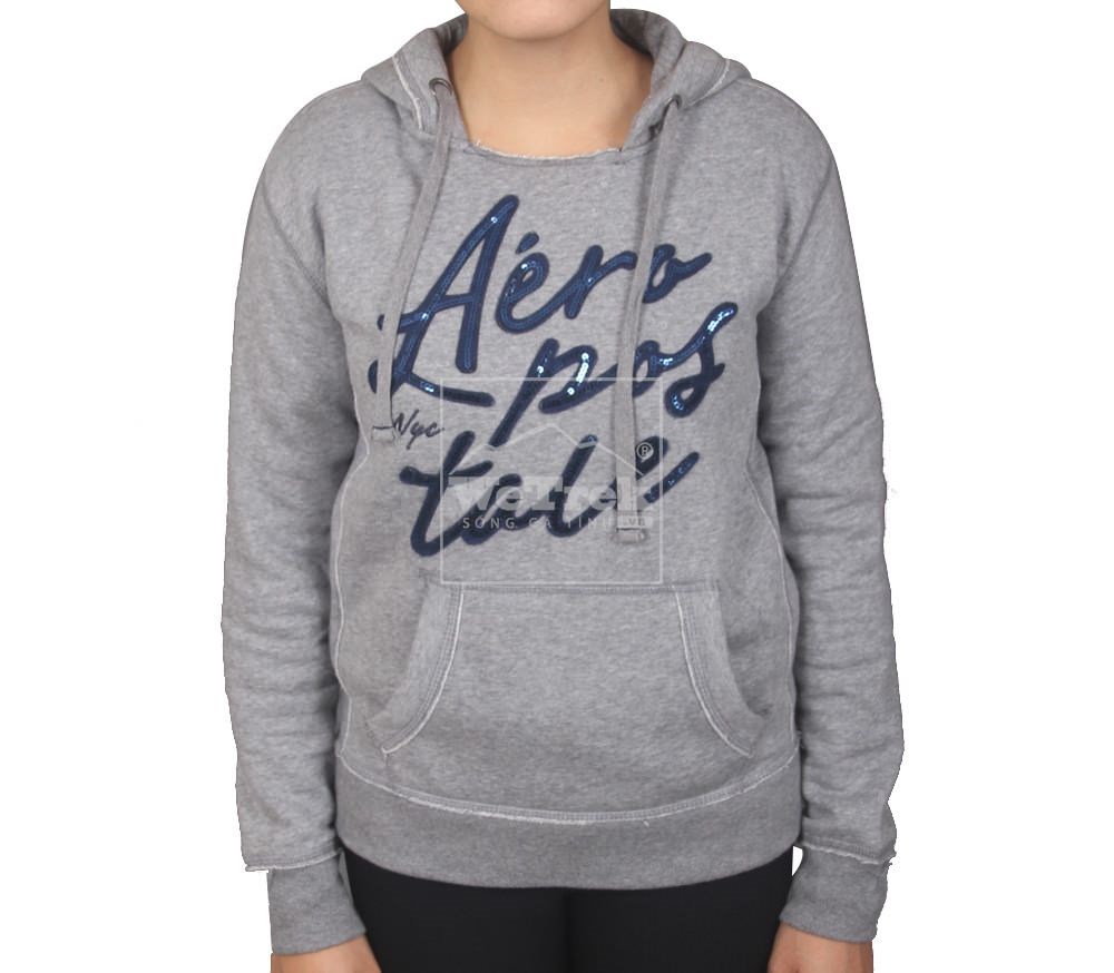 Áo khoác nỉ có mũ NYC - Xám 3431