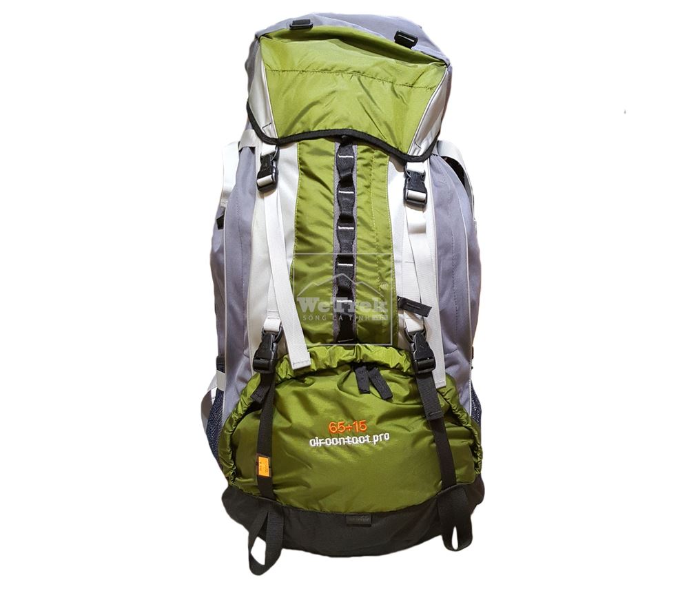 Ba lô leo núi VNXK DTR Aircontact PRO 65 + 15 - Xanh lá 7172