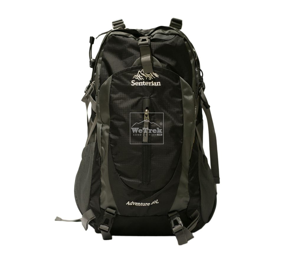 Balo leo núi 40L Senterlan Adventure S9018 - 8489 Đen