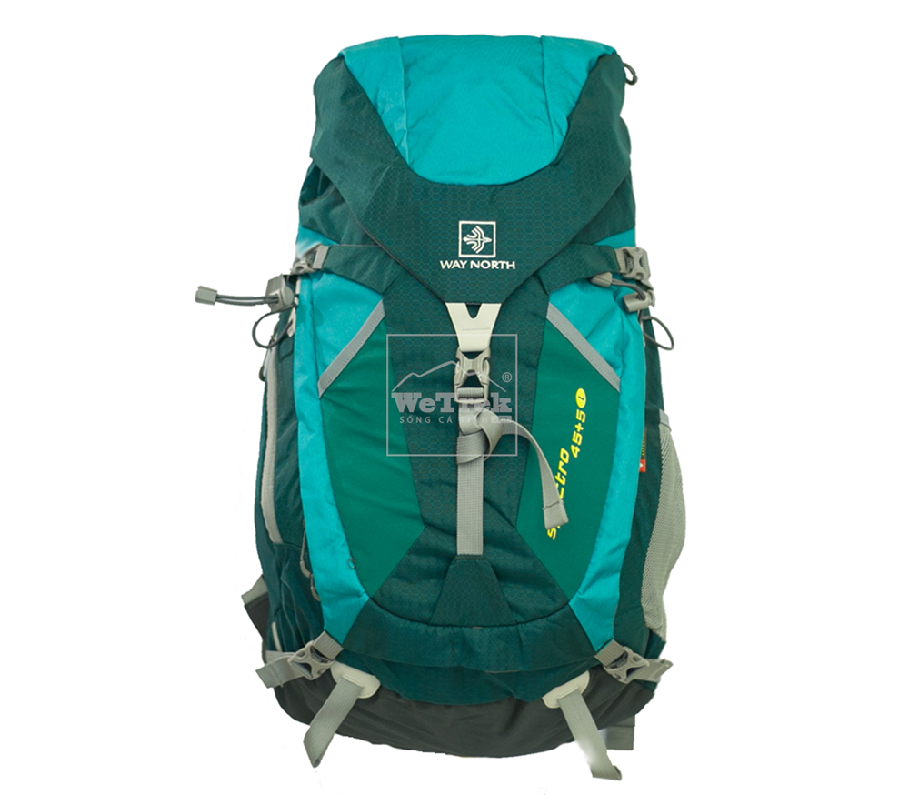 Balo leo núi 45L+5 Senterlan Spectro W2610 - 8485 Xanh ngọc