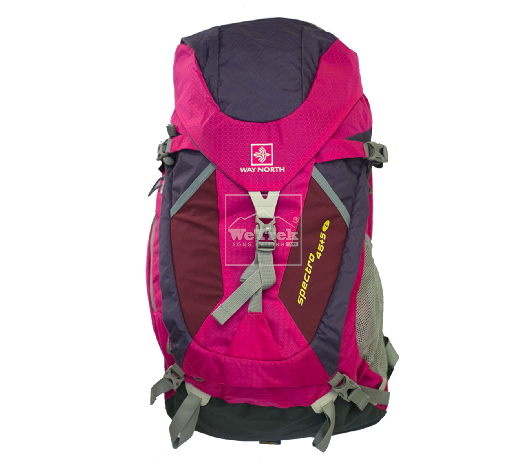 Balo leo núi 45L+5 Senterlan Spectro W2610 - 8487 Hồng tím