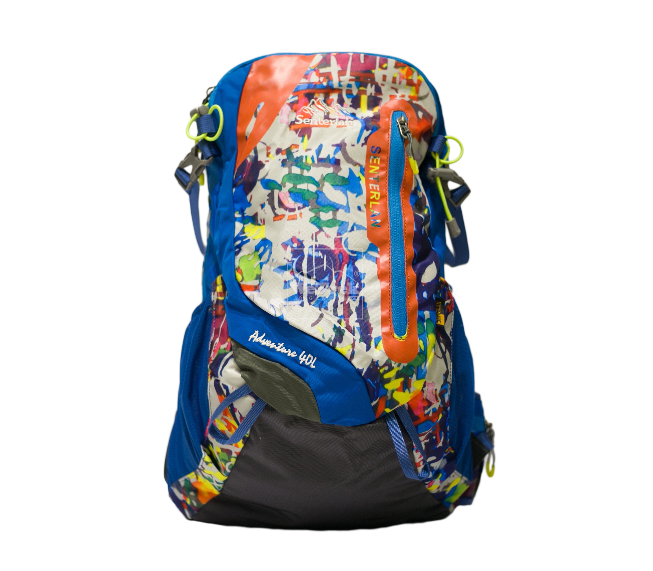 Balo leo núi 40L Senterlan Adventure S2951 - 8454 Họa tiết xanh dương