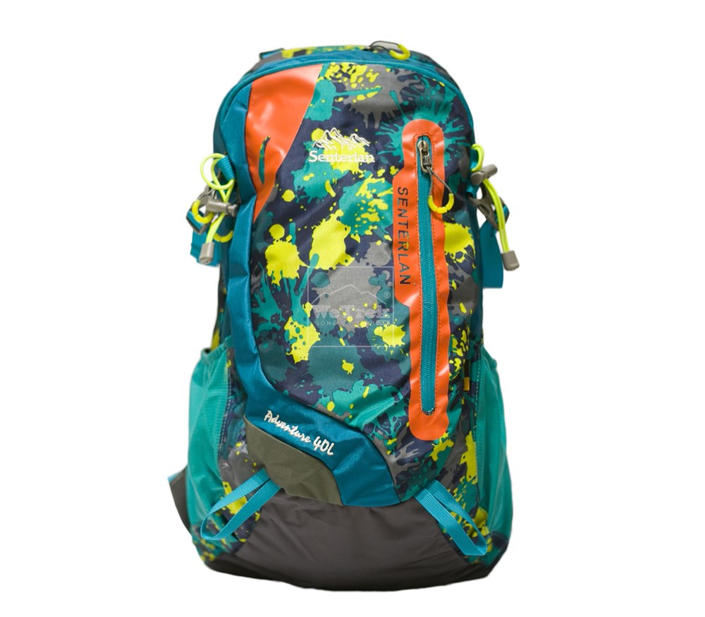 Balo leo núi Senterlan Adventure S2951 - 8455 Họa tiết xanh lá