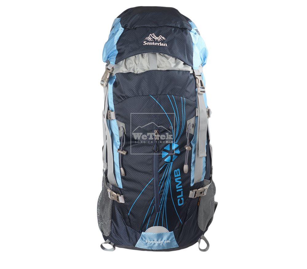 Balo leo núi Senterlan Traveler 50L S2815 Black Blue - 5702