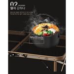 Bàn gấp chân cao Kazmi Iron Mesh 2 K7T3U013
