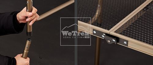 Bàn gấp chân cao Kazmi Iron Mesh 2 K7T3U013
