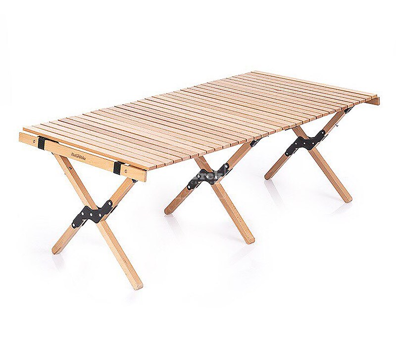 Bàn gỗ dã ngoại cuộn gọn Naturehike Wooden Folding Table NH19JJ009 - 9540