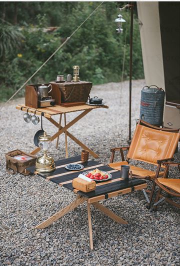 Bàn gỗ phối màu cao cấp Glamping Naturehike CNH22JU026