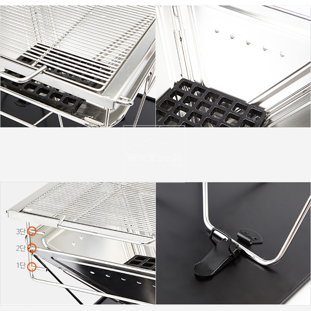 Bếp nướng Kazmi Hestia Charcoal Camfire-MX K7T3G001 - 8158