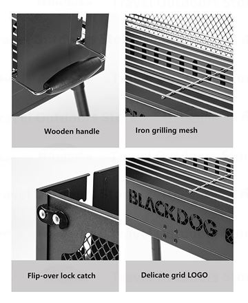 Bếp nướng BBQ dã ngoại Blackdog BD-SKL003