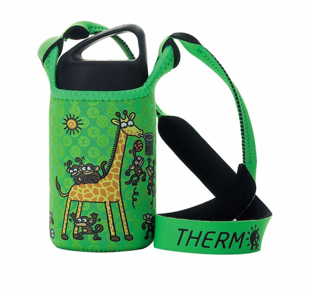 Bình giữ nhiệt LAKEN Kukuxumusu Classic Thermo Jungle Sport with Neo Cover 350ml