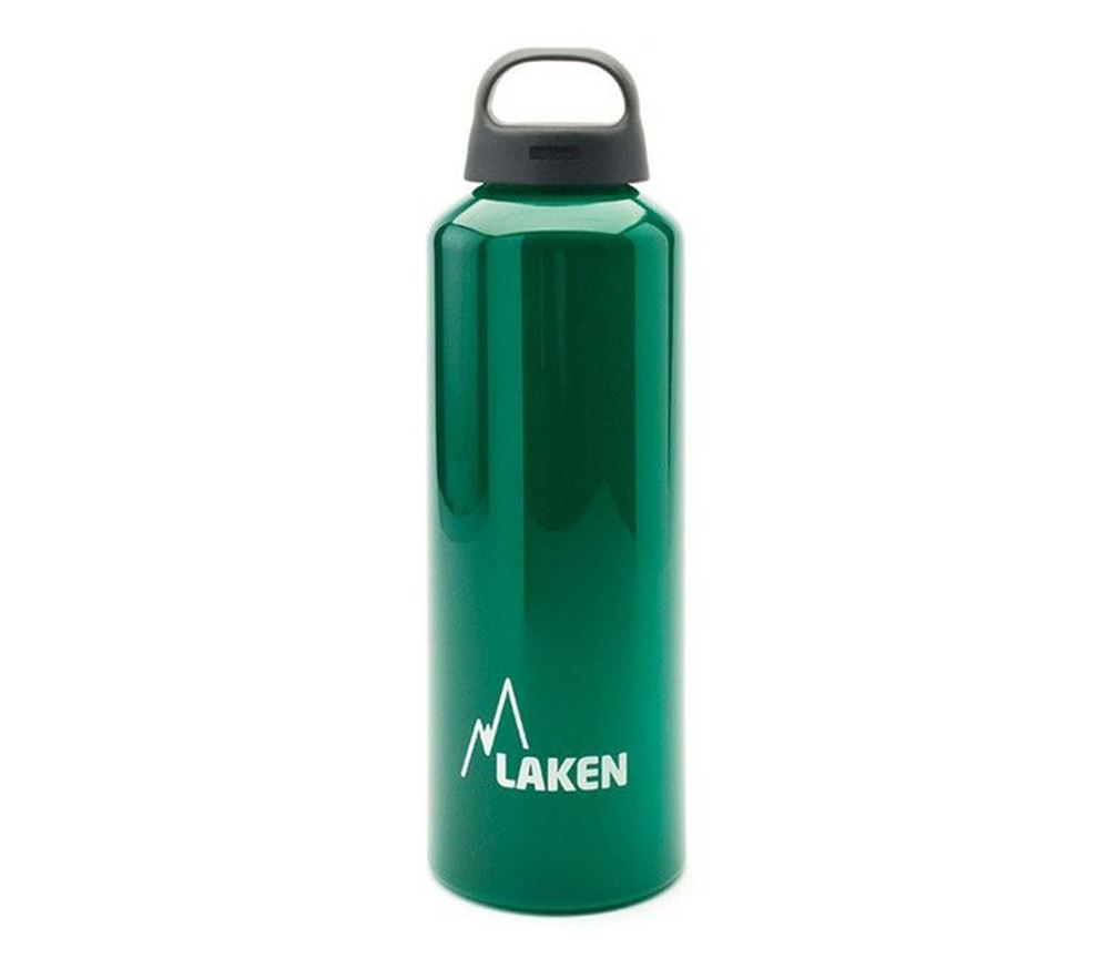 Bình nước LAKEN Aluminium Classic 1L - Xanh lá