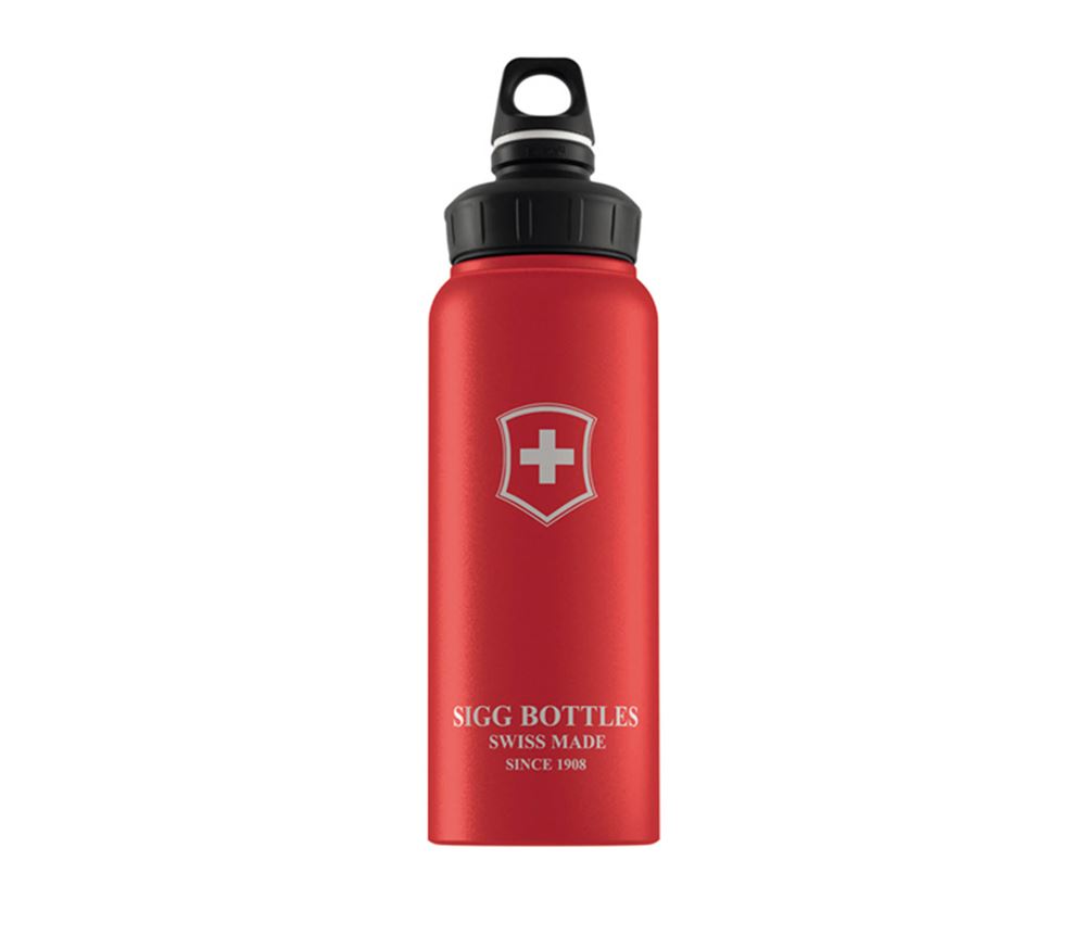 Bình nước SIGG Active WMB Swiss Emblem Red Touch 1L