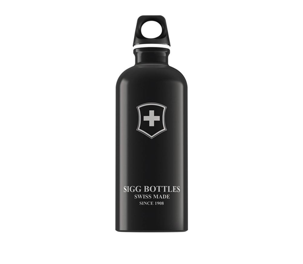 Bình nước SIGG Classic Swiss Emblem Black 600ml