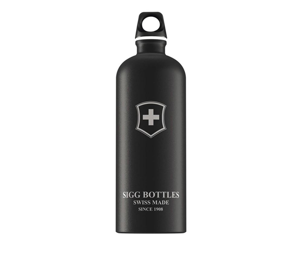 Bình nước SIGG Classic Swiss Emblem Black Touch 1L