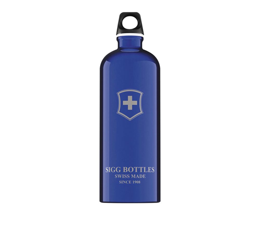 Bình nước SIGG Classic Swiss Emblem Dark Blue 1L