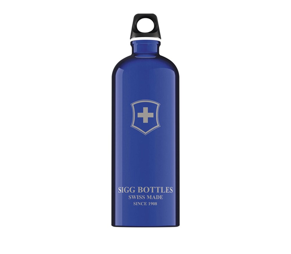 Bình nước SIGG Classic Swiss Emblem Dark Blue 1L