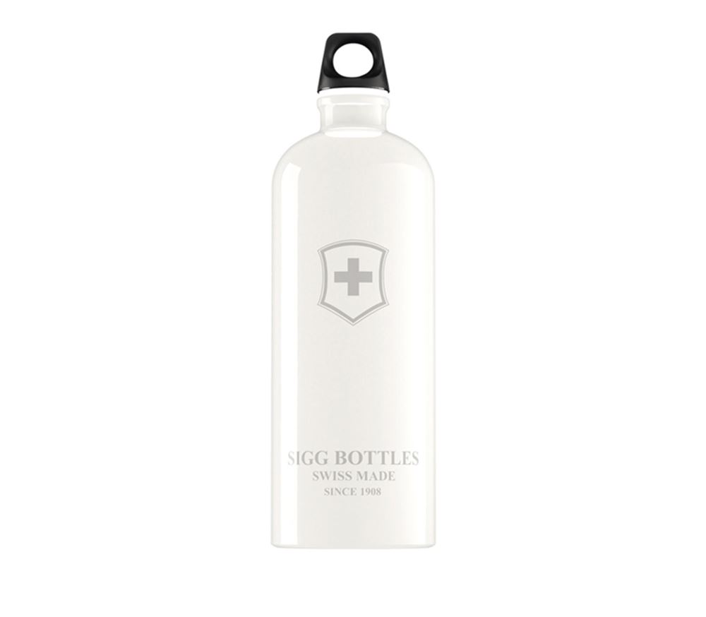 Bình nước SIGG Classic Swiss Emblem White 1L