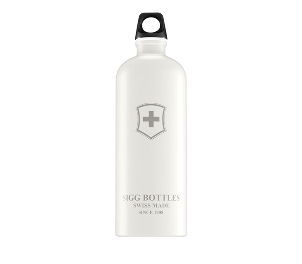 Bình nước SIGG Classic Swiss Emblem White Touch 1L