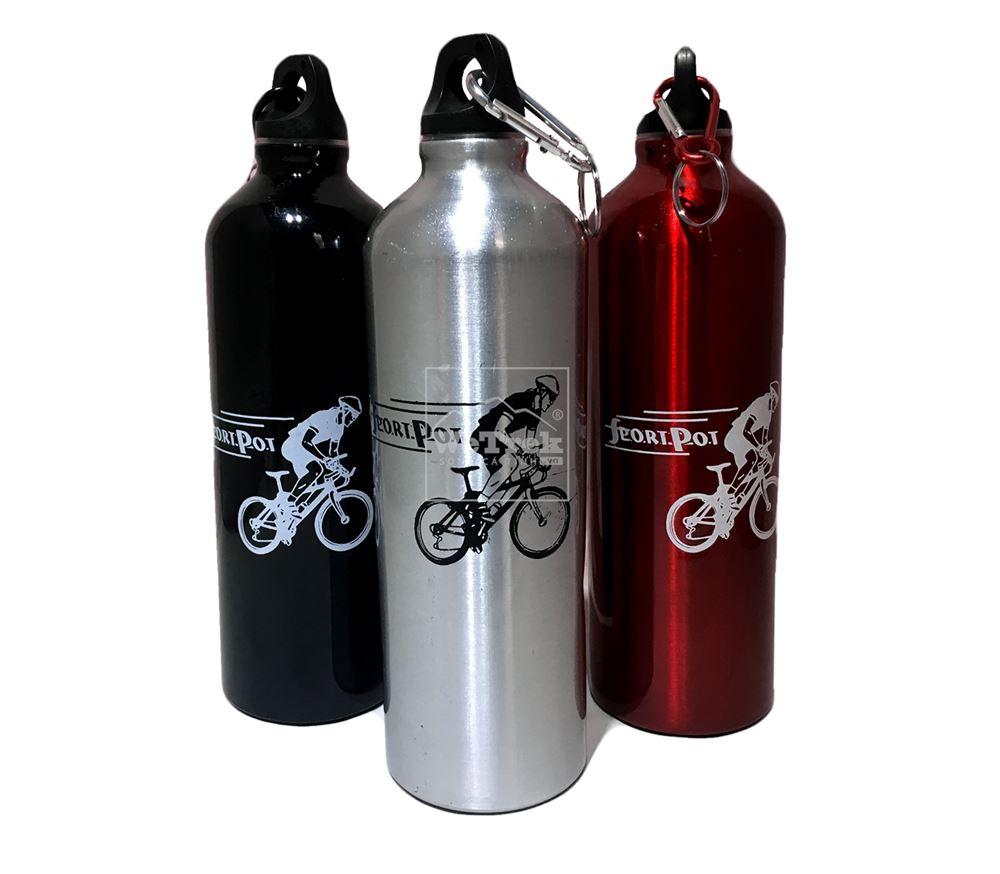 Bình nước thể thao AN 750ml Aluminum Sport Bottle - 8888