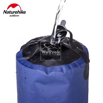 Bình nước tắm có vòi gấp gọn 11L Naturehike Shower Bag NH17L101-D - 9709