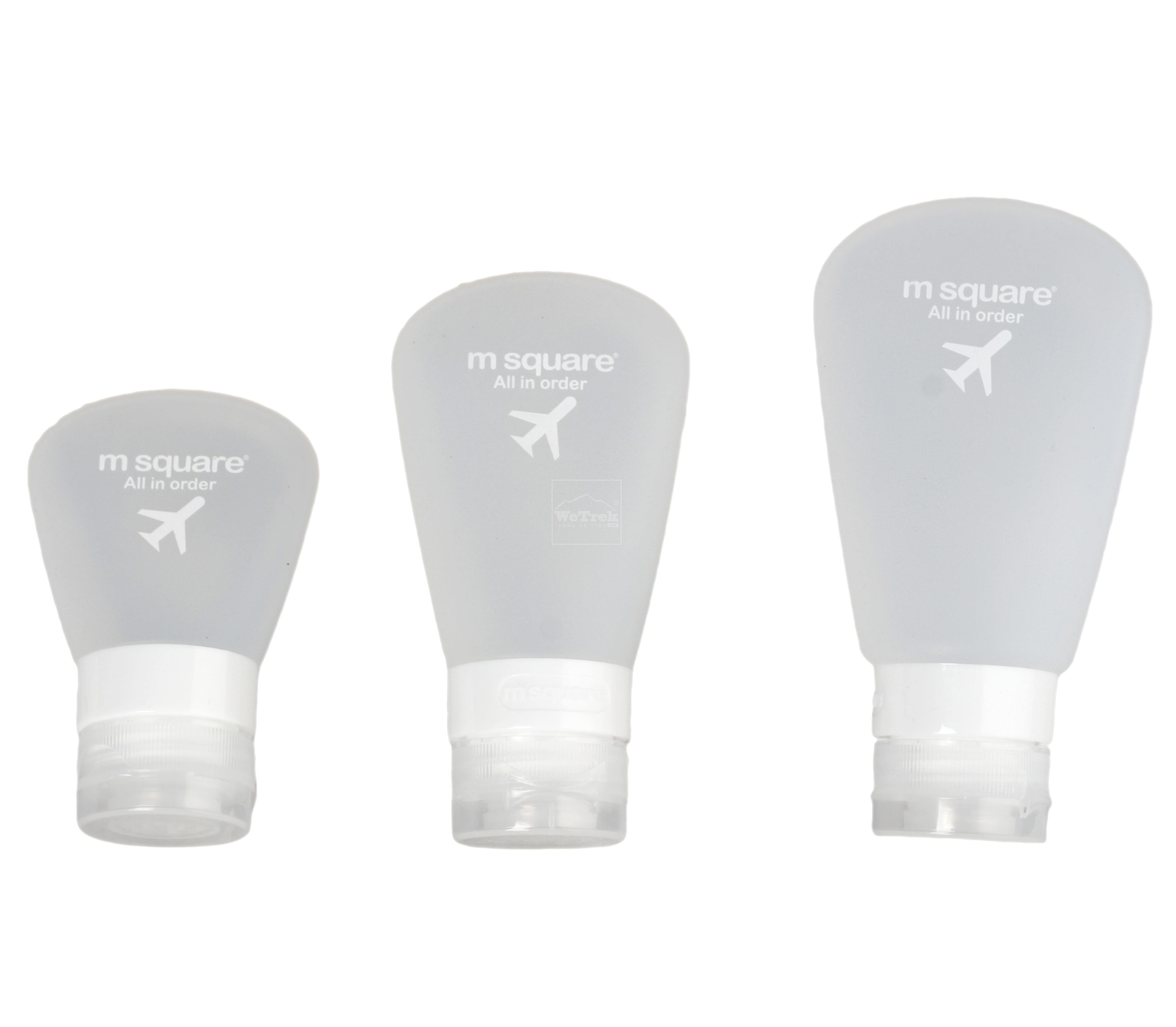 Bộ chia mỹ phẩm M Square S151597 White - 5644