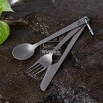 Bộ dụng cụ ăn titanium Naturehike Lightweight Portable Tableware NH19T011-D - 9666