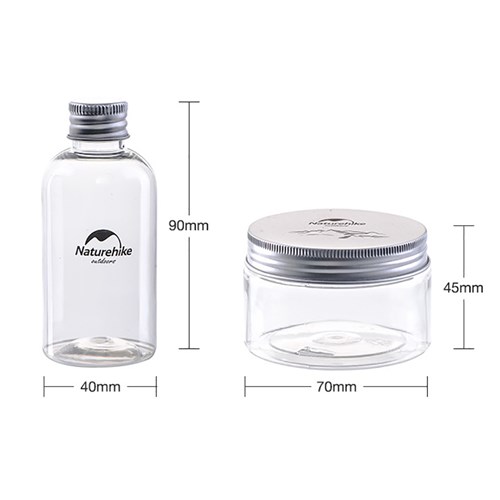 Bộ lọ đựng gia vị dã ngoại Naturehike Camping Spice Bottle NH17T011-P - 9677