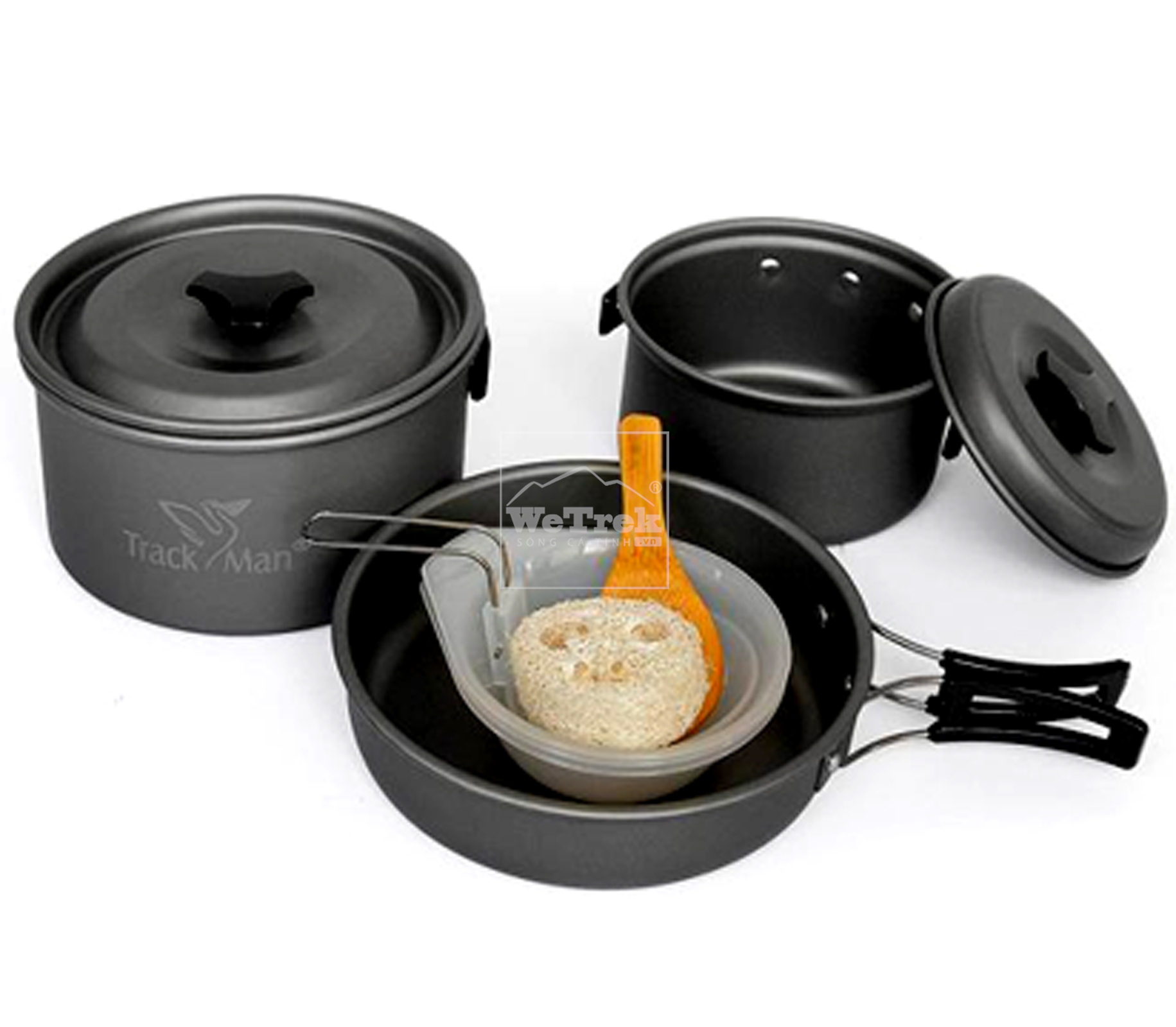 Bộ nồi dã ngoại 2-3 người Track Man Cookset TM7102(DS300) – 7918