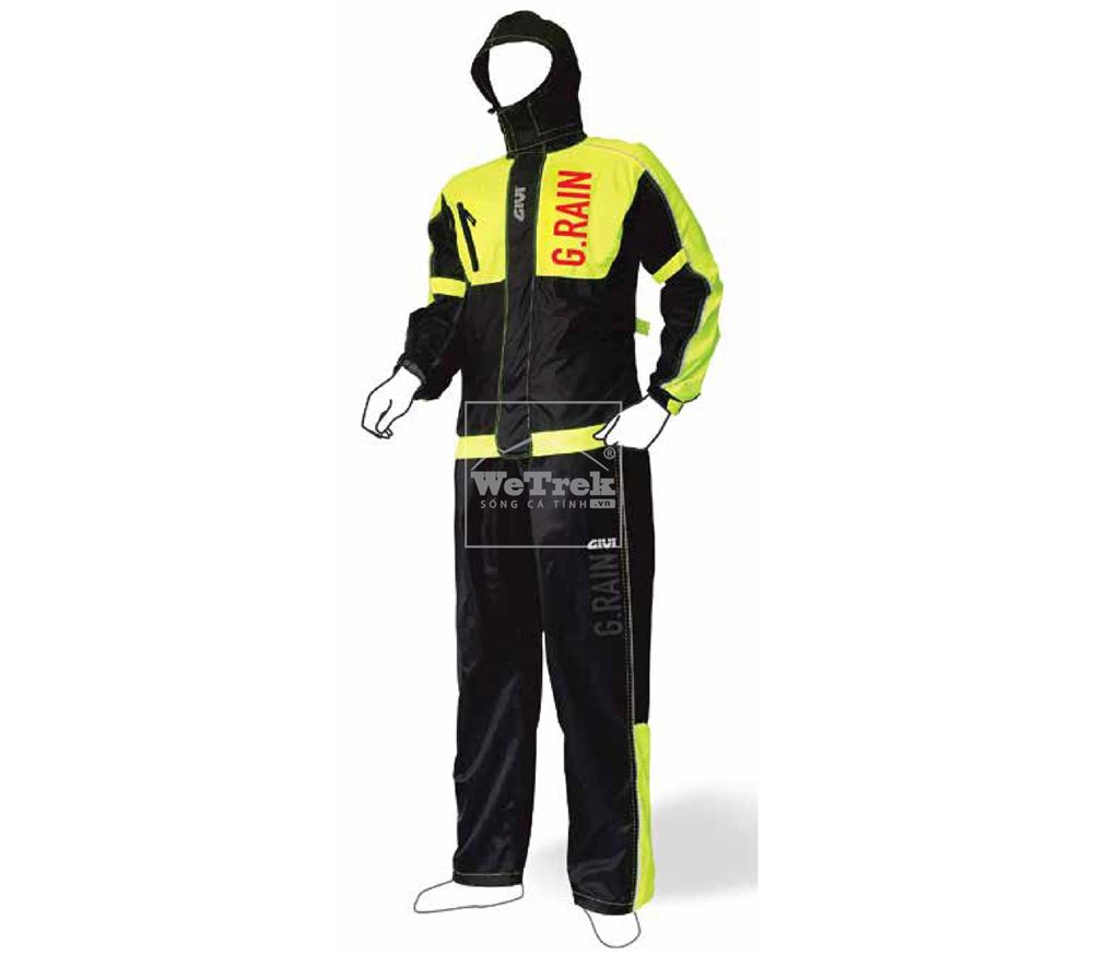 Bộ quần áo đi mưa GIVI G-RAIN Rainsuit GRA01.AX-NY - 9745