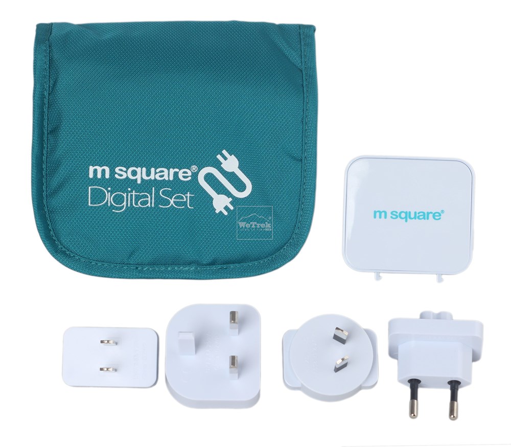 Bộ đầu sạc du lịch M Square Digital Set E151613 White - 5631