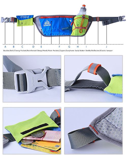 Đai nước chạy bộ Running Belt Aonijie E887 - 9824