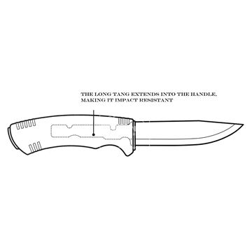 Dao dã ngoại Morakniv Bushcraft Stainless Steel Hi-Vis