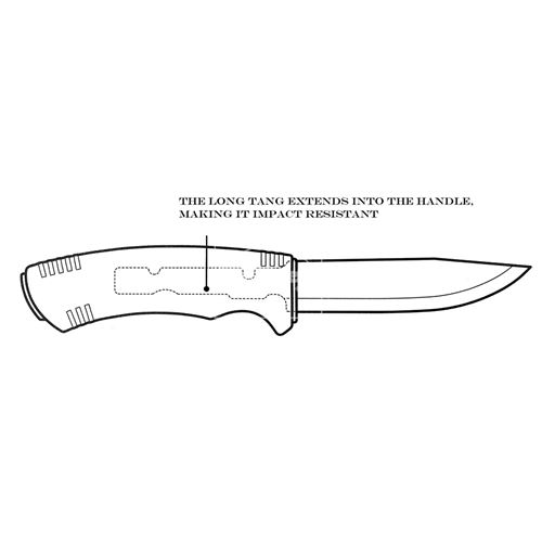 Dao dã ngoại Morakniv Bushcraft Black SRT Stainless Steel