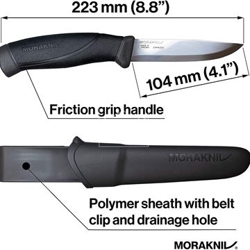 Dao dã ngoại Morakniv Companion Expert Tactical Stainless Steel