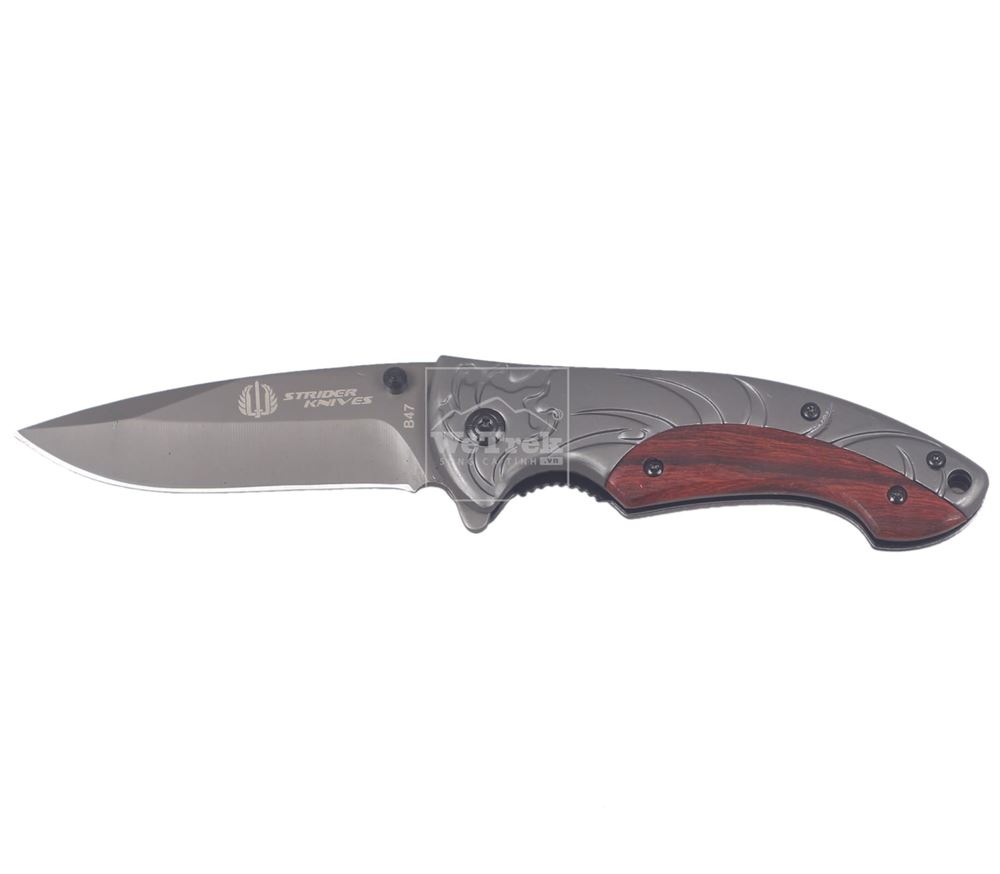Dao xếp Strider Knives cán gỗ B47 - 4820