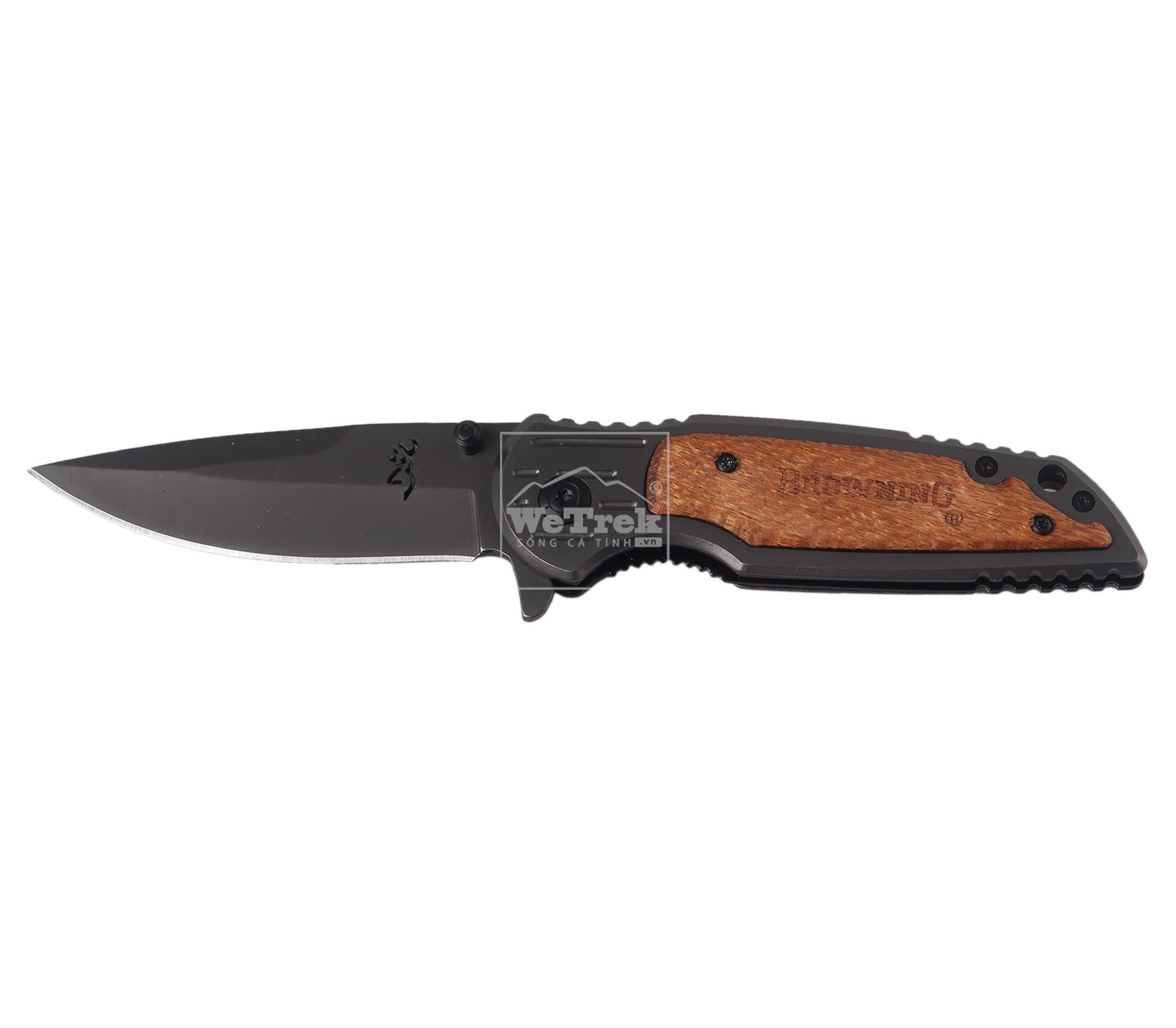 Dao xếp dã ngoại Browning cán gỗ - 4937
