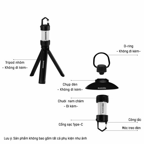 Đèn lều Blackdog Camping Lights BD-LYD008