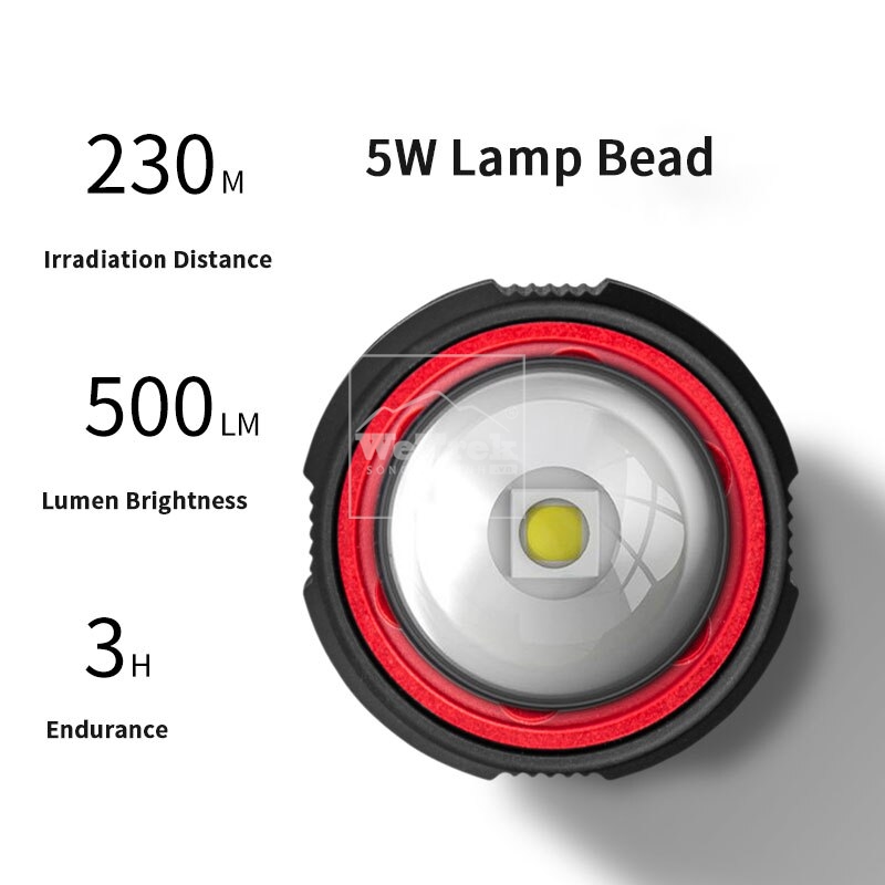 Đèn pin sạc cầm tay chống nước Naturehike NH20ZM010