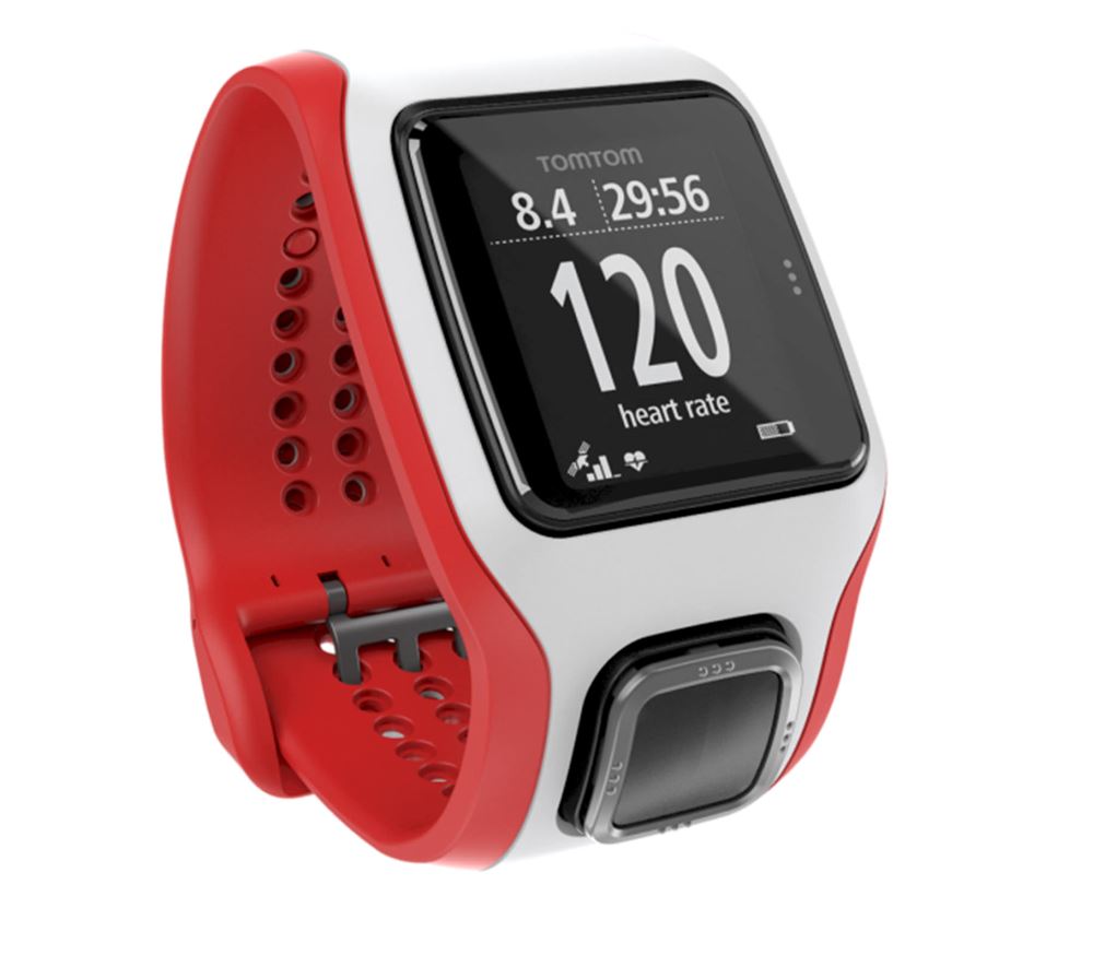 Đồng hồ thể thao GPS TOMTOM Multi-Sport Cardio White Red - 6841