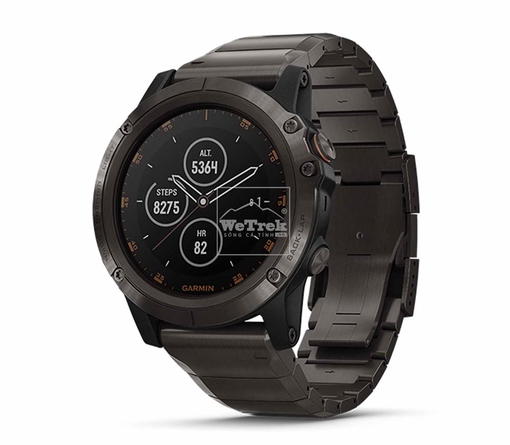 Đồng hồ thông minh Garmin Fenix 5 Plus Titanium/Titanium Band - 8751