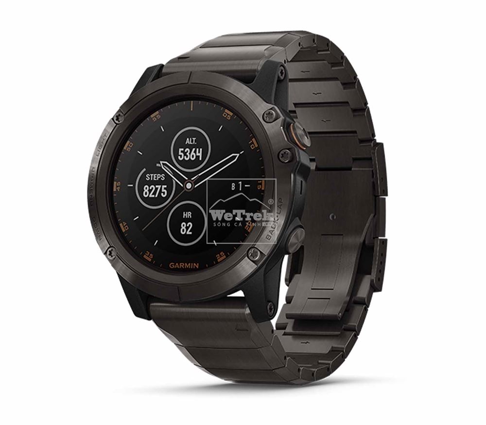 Đồng hồ thông minh Garmin Fenix 5X Plus Titanium/Titanium Band - 8753