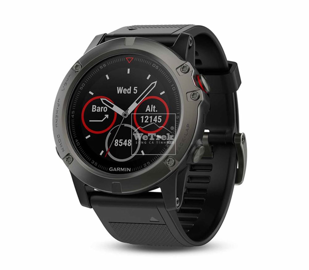 Đồng hồ thông minh Garmin Fenix 5X Sapphire Slate Gray/Black Band - 8748