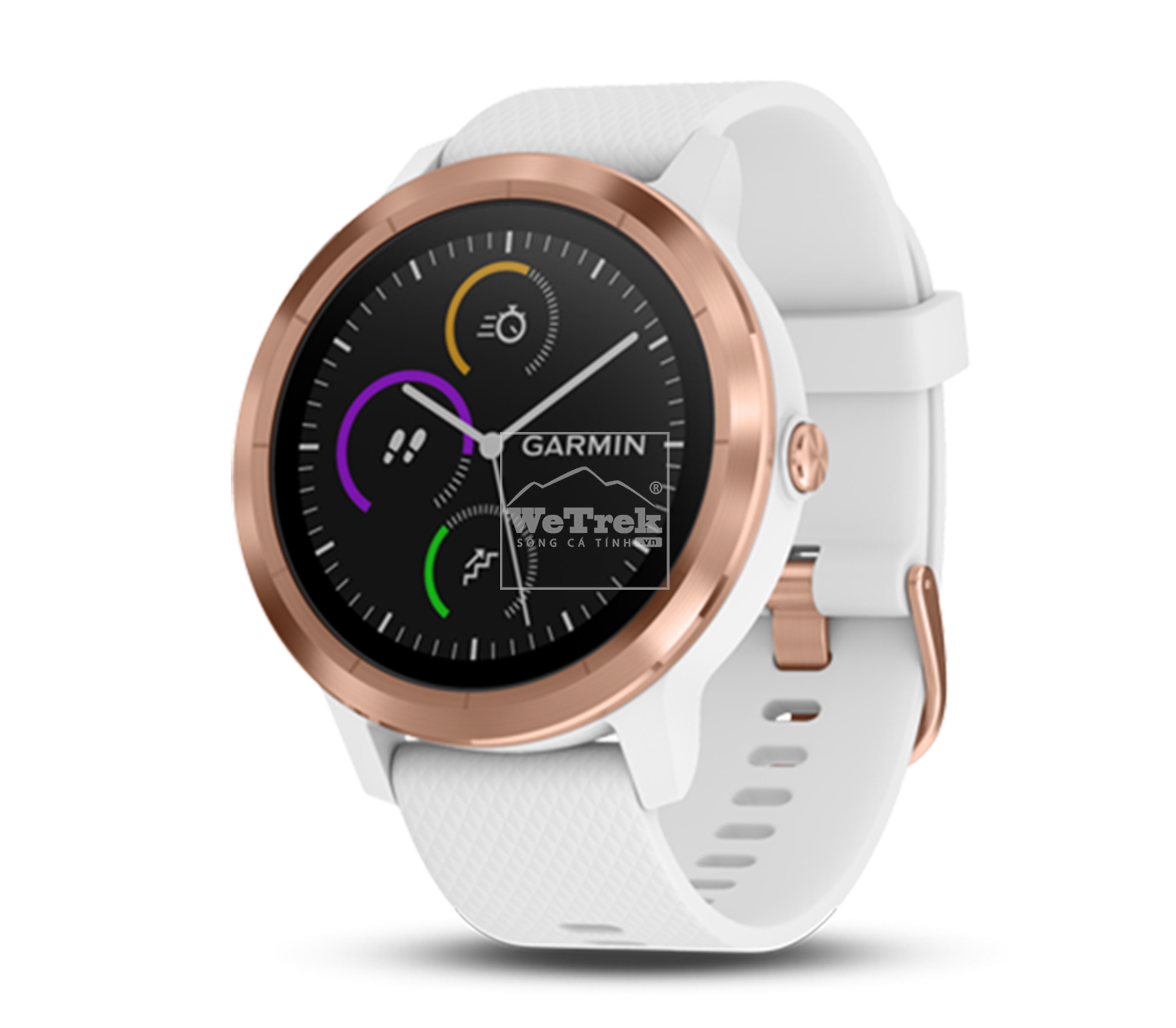 Đồng hồ thông minh Garmin Vivoactive 3 White & Rose Gold - 8732