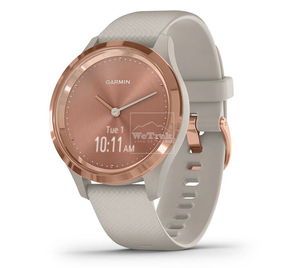 Đồng hồ thông minh Garmin Vivomove 3S Light Sand/Rose Gold - 9419