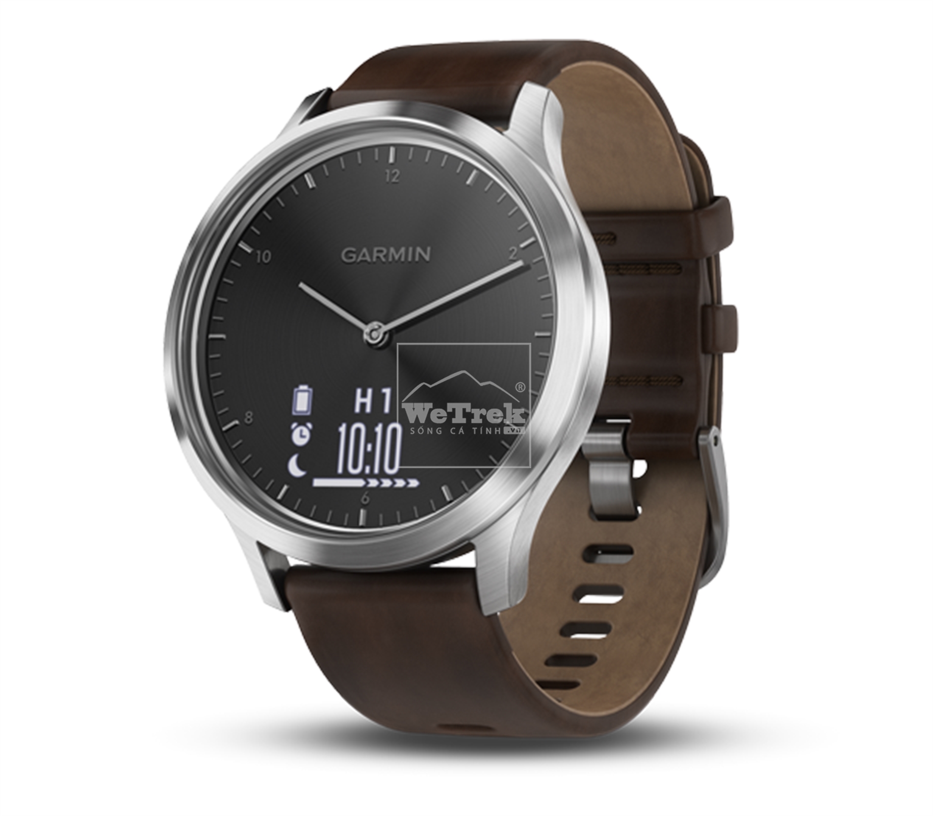 Đồng hồ thông minh Garmin Vivomove HR Premium Black/Silver (Large) - 8728