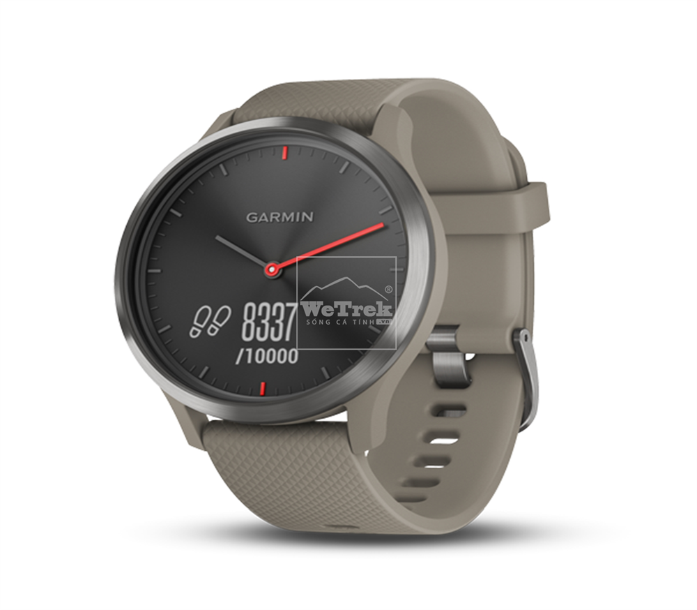 Đồng hồ thông minh Garmin Vivomove HR Sport Sandstone/Black S/M - 8725