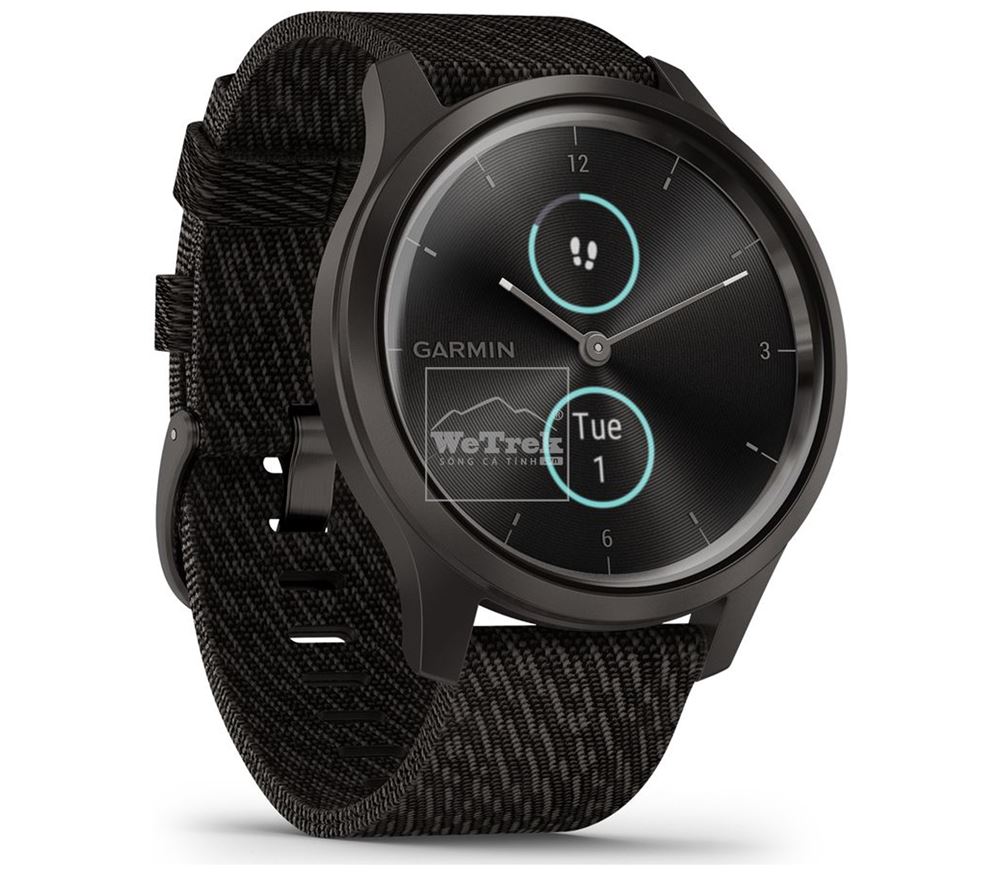 Đồng hồ thông minh Garmin Vivomove Style Black Pepper Nylon/Slate - 9421