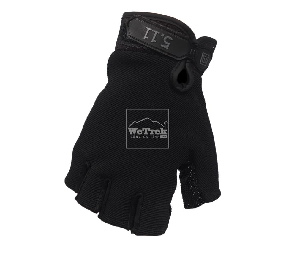 Găng tay hở ngón Tactical 5.11 Black - 4902