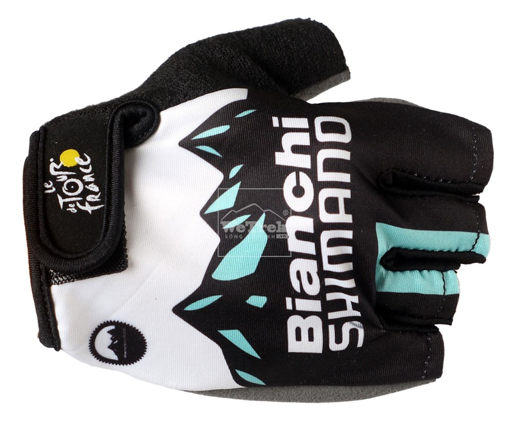 Găng tay xe đạp hở ngón BIANCHI SHIMANO - 5125